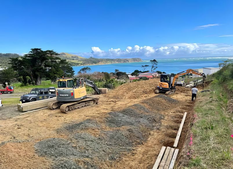 Waianga Place, Opononi - Retaining Structures
