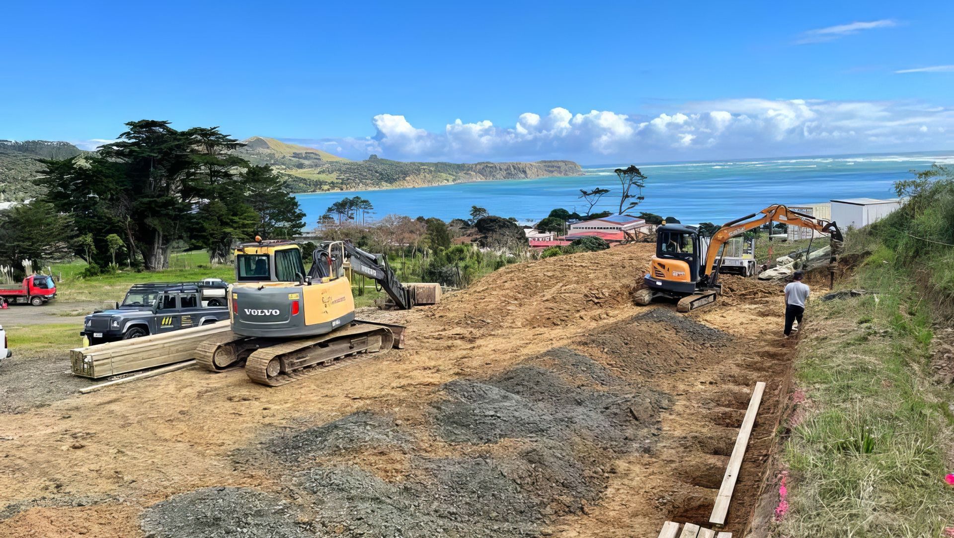 Waianga Place, Opononi - Retaining Structures banner