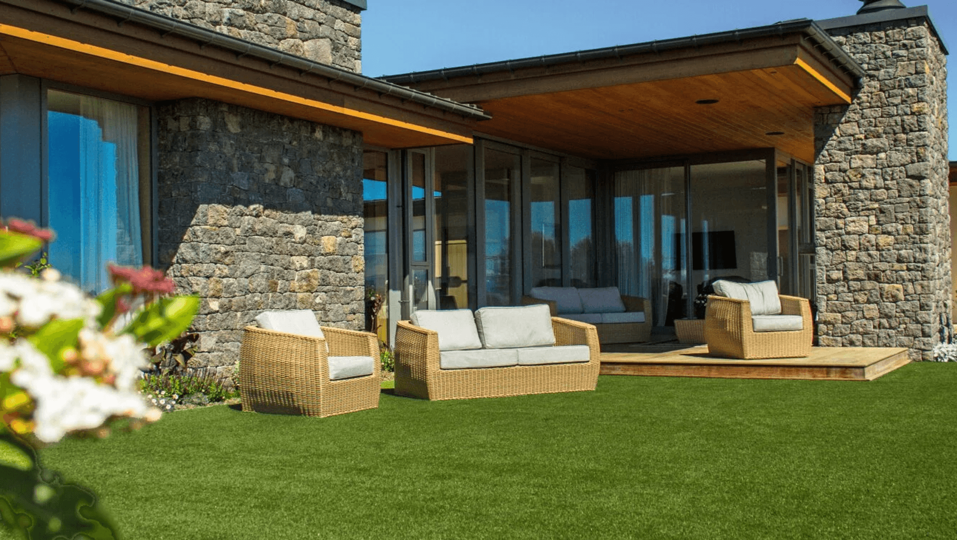 Architectural Dream Home With Lawns To Match banner