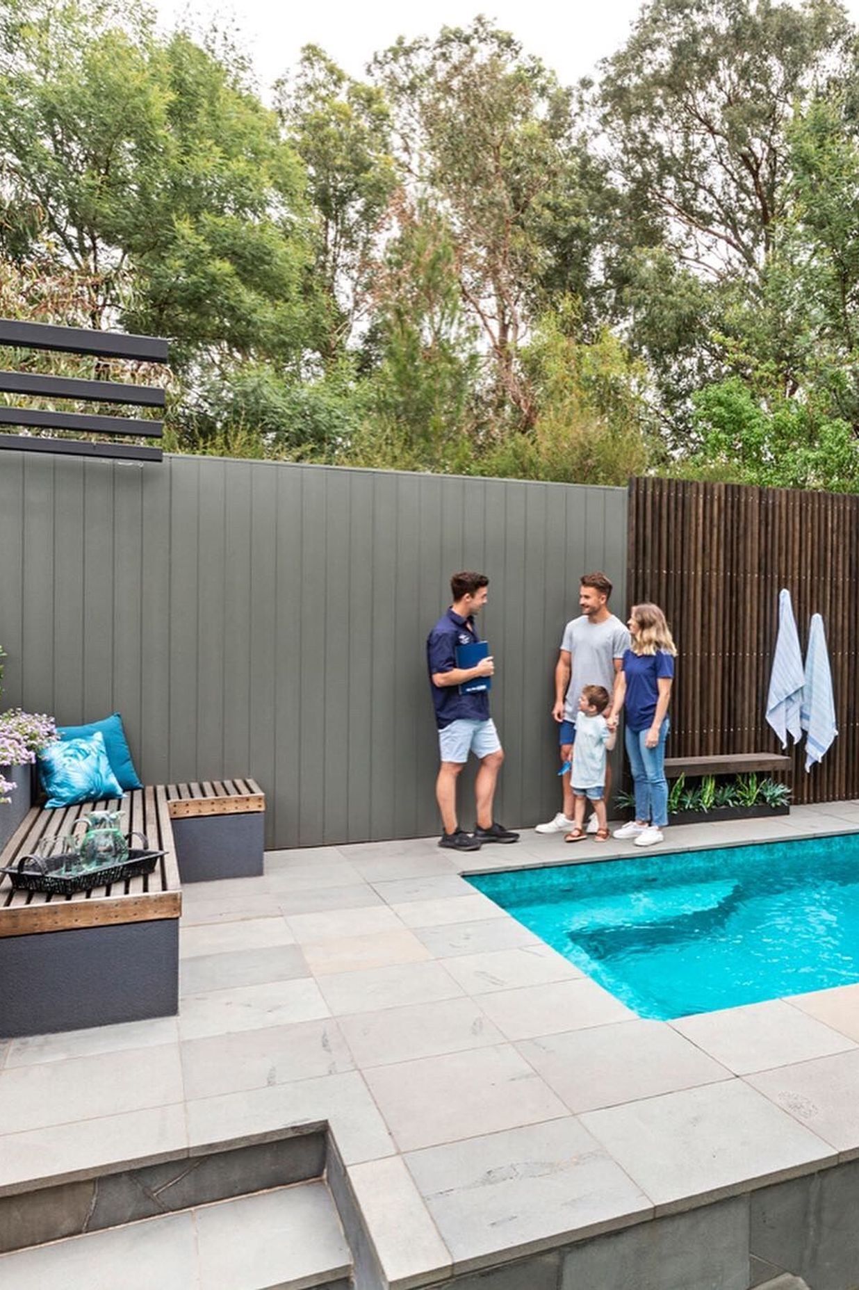 Photography: Patrick Redmond | Small pool and landscape design