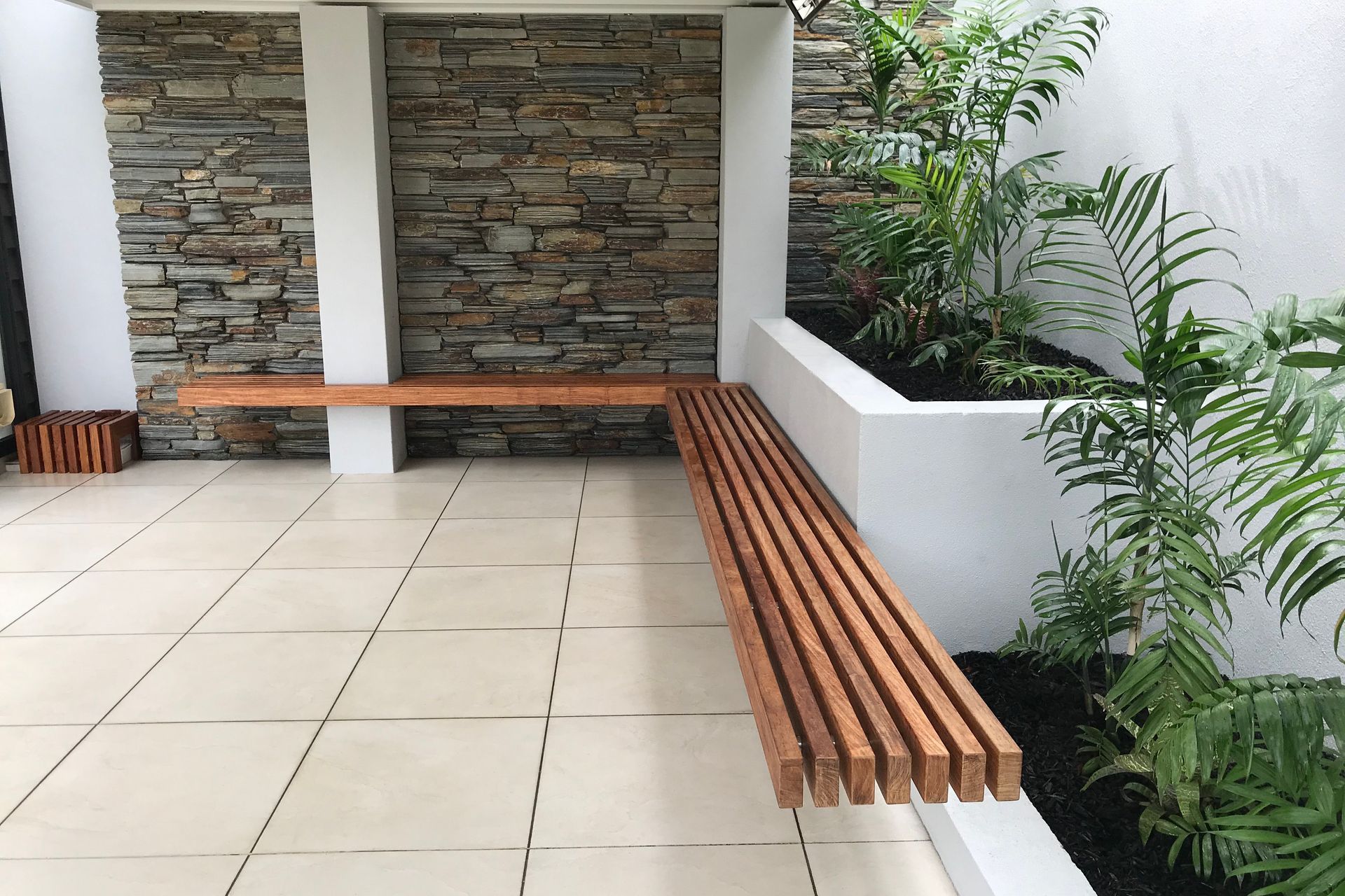 Finished work before furniture.