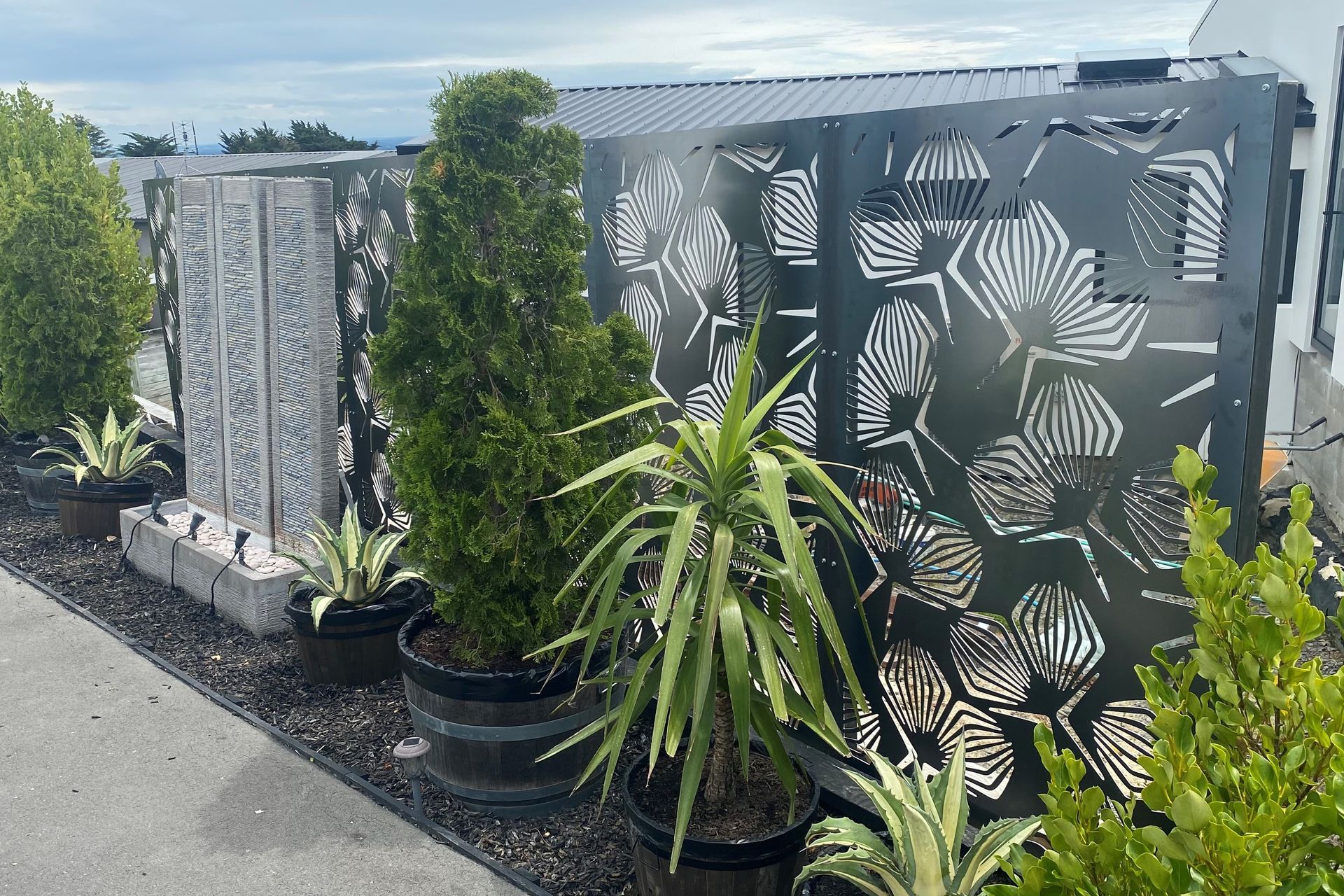 Corten Steel Privacy Fence