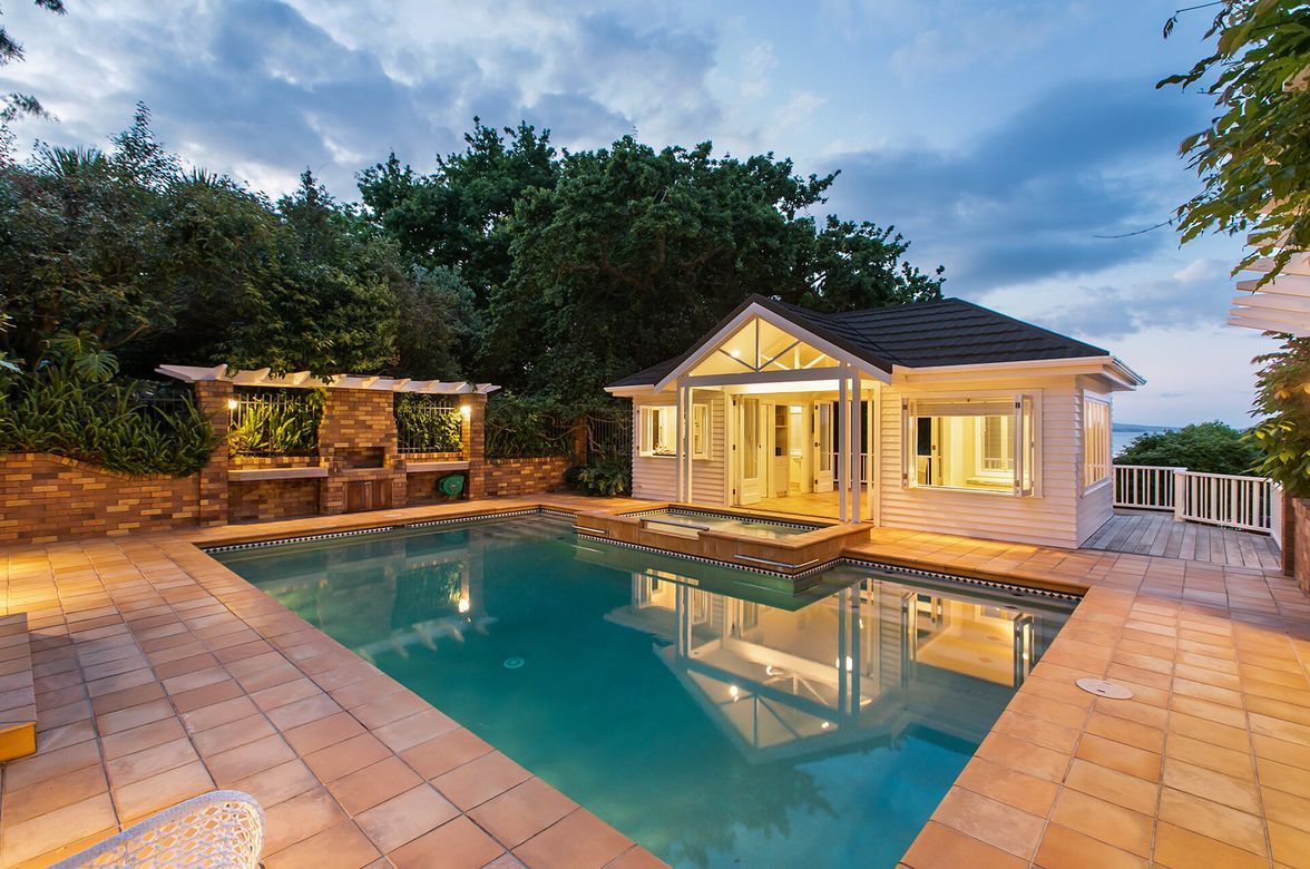 Island View Pavilion, Pool and Landscaping