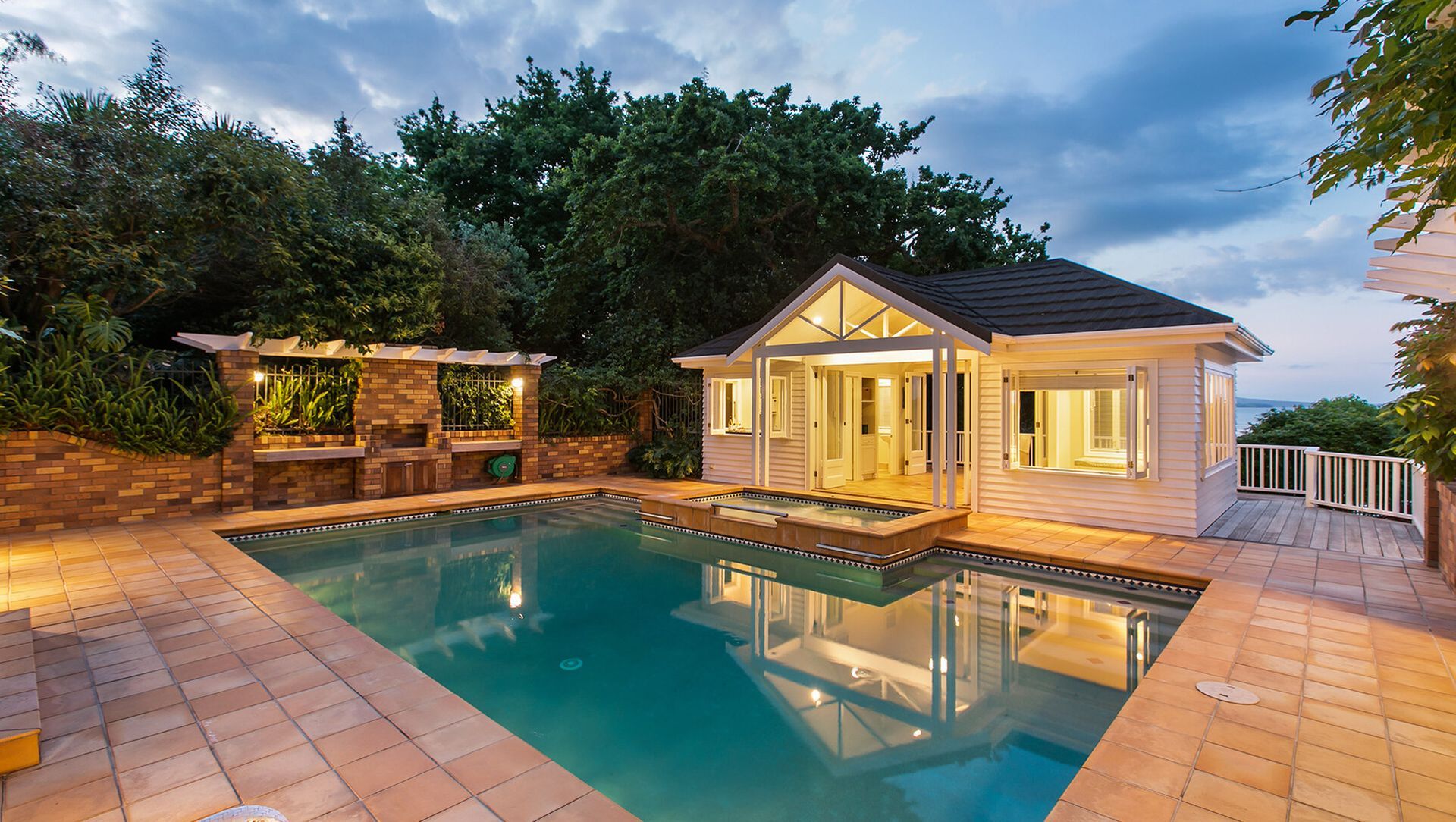 Island View Pavilion, Pool and Landscaping banner