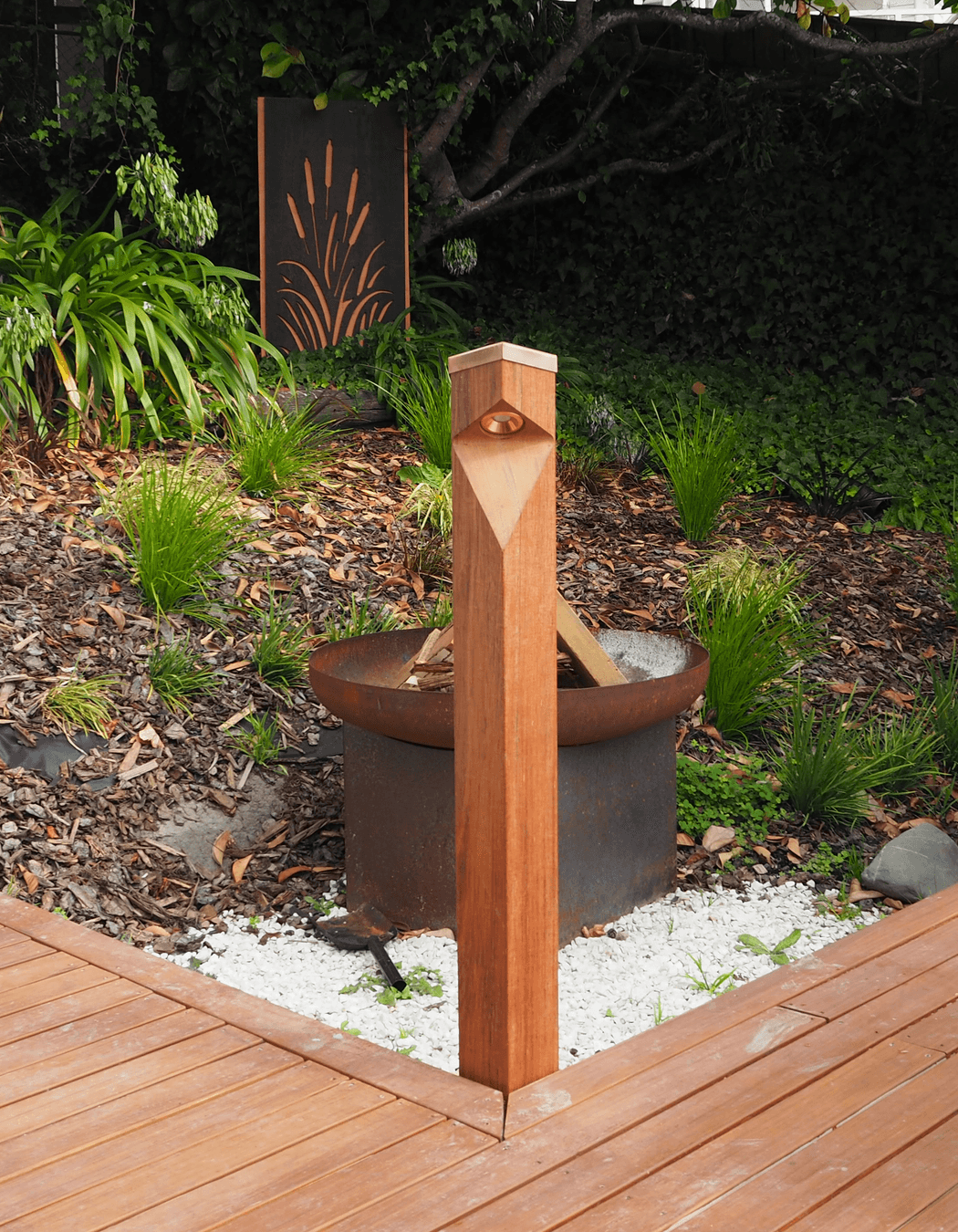 A new range of beautiful hardwood Bollards by Switch Lighting