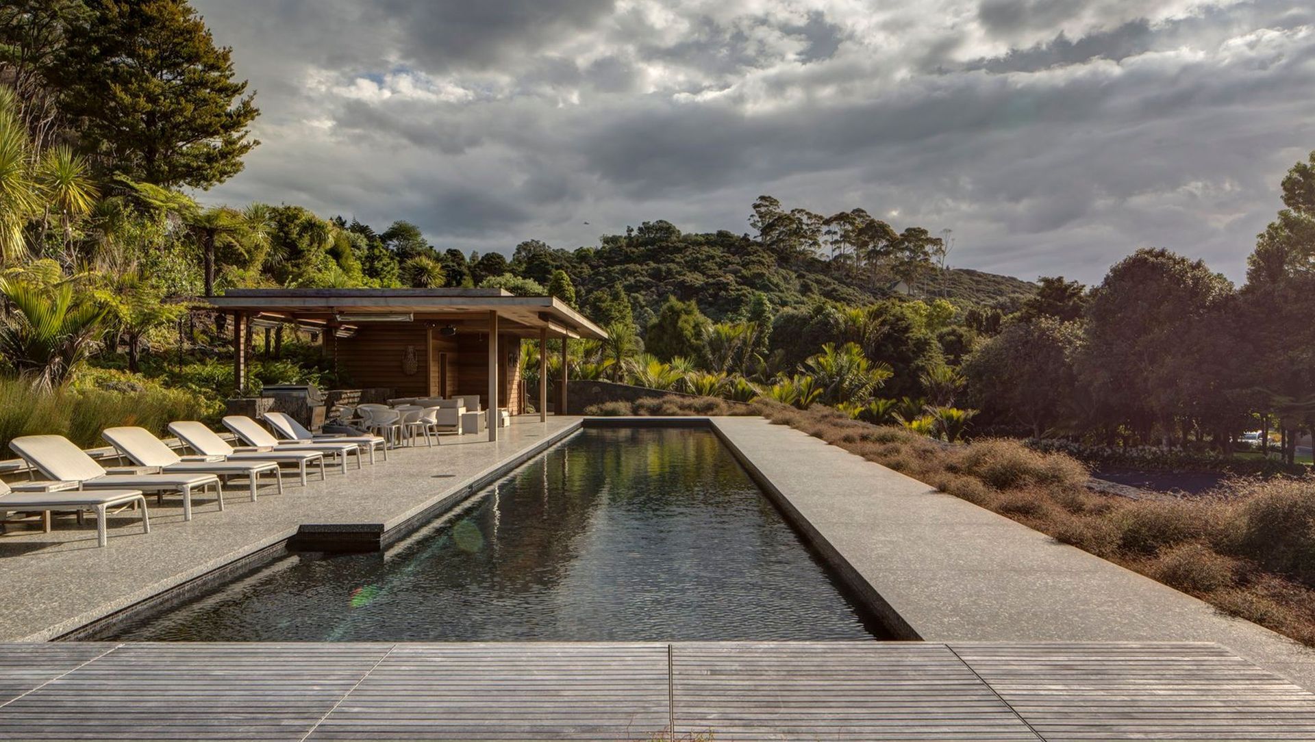 Pool Pavilion banner