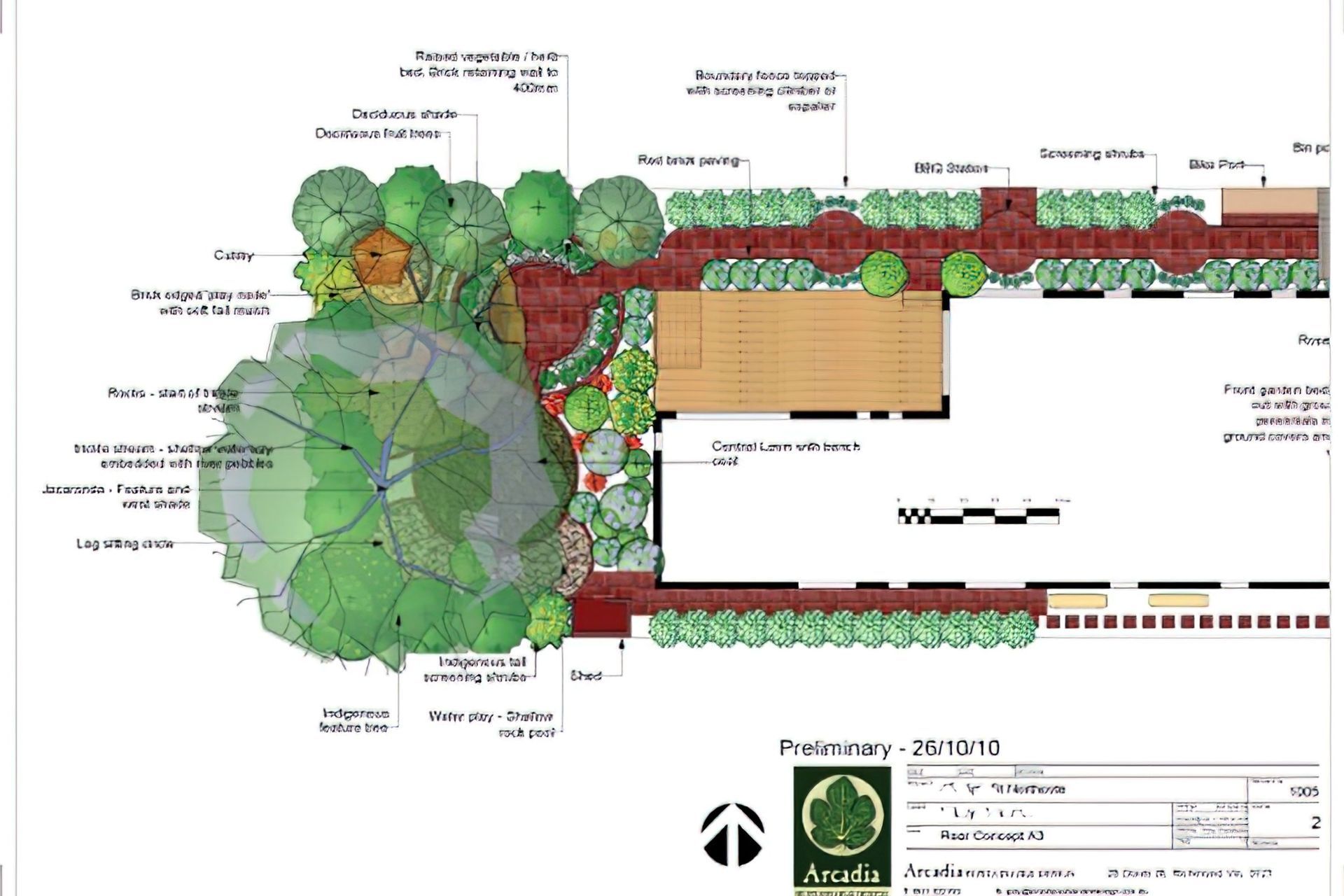 Northcote Garden Design, Concept Planning