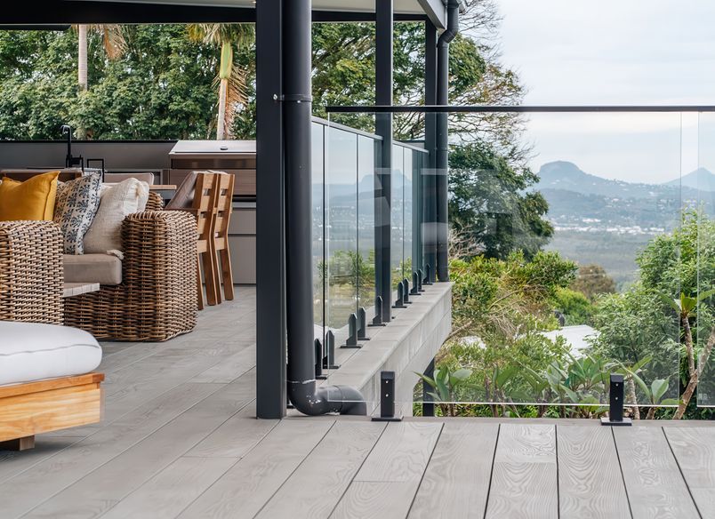 Smoked Oak Deck by Stilus Design in Budrim QLD