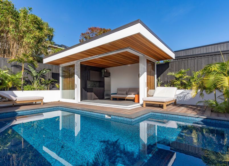 Sussex St : Pool Coping and Pool House Tiling