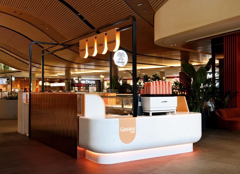 Gemini Mini Kiosk  by Urbani Design