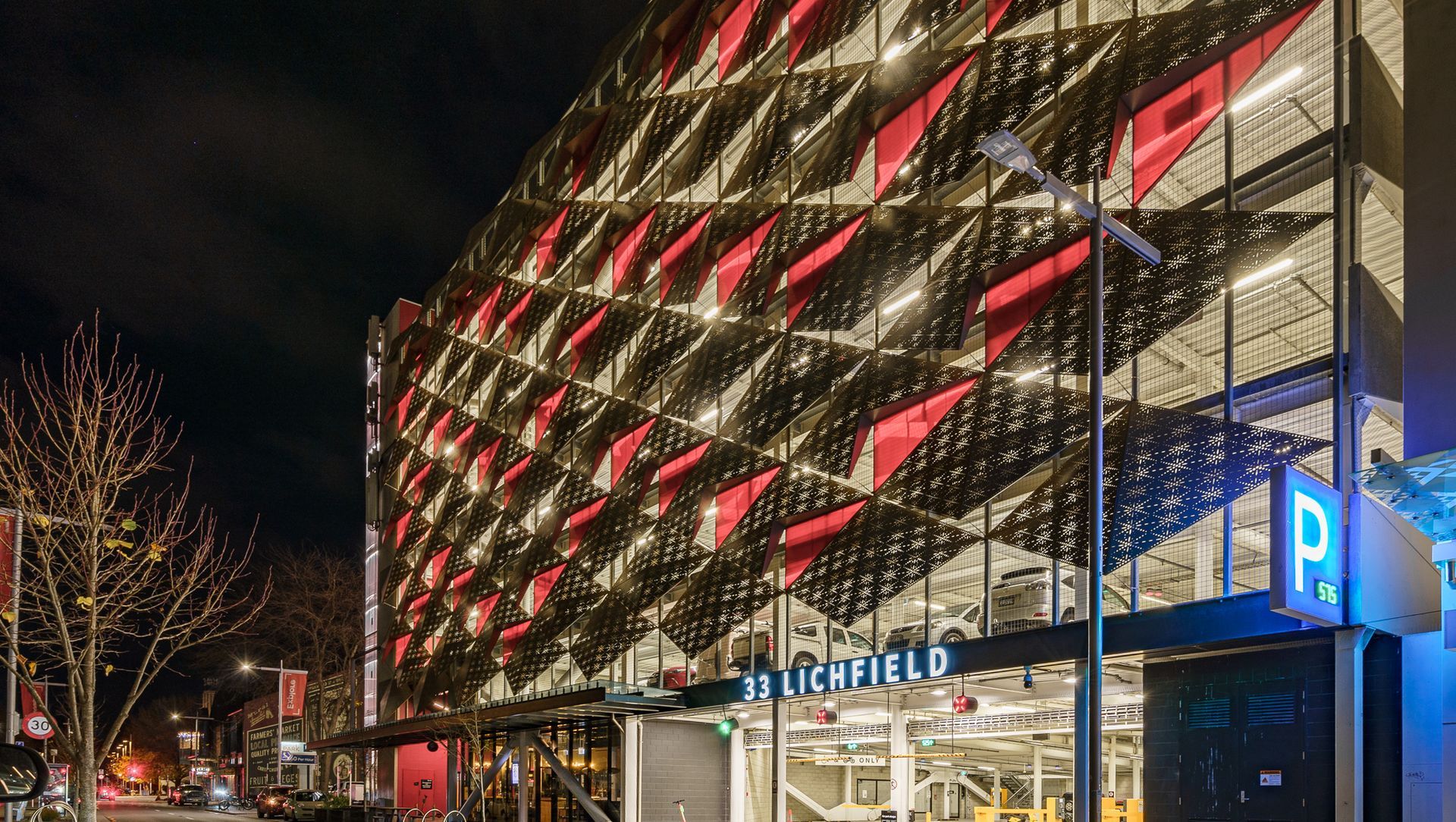 33 Lichfield Carpark, Christchurch Central banner