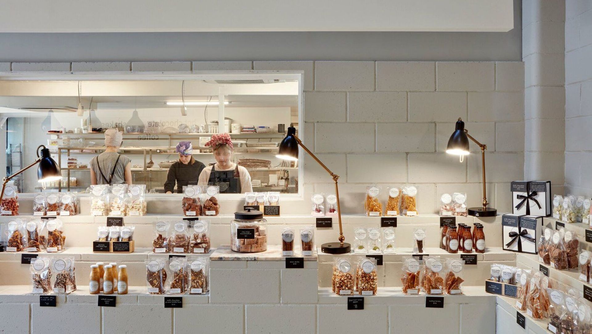 New Farm Confectionery banner