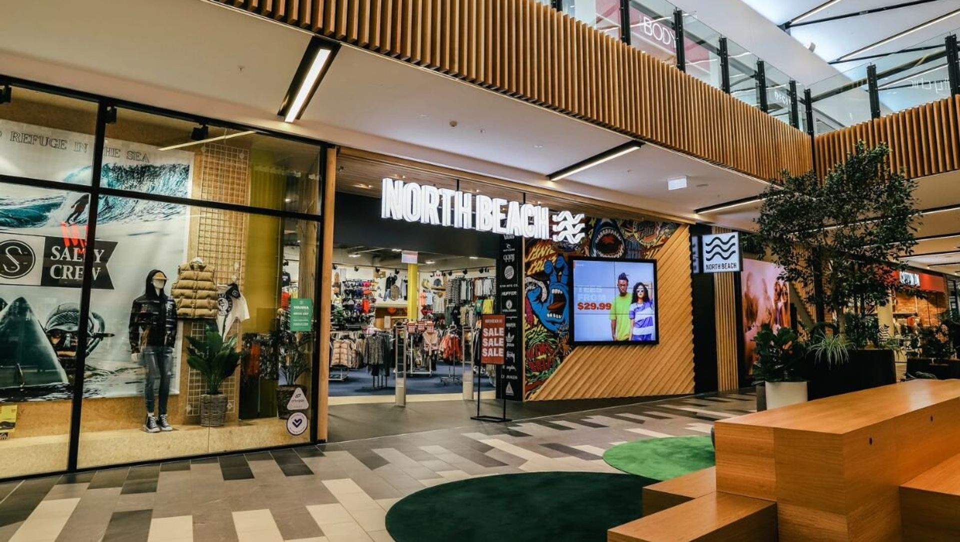 North Beach Tauranga Crossing Commercial Joinery and Signage banner
