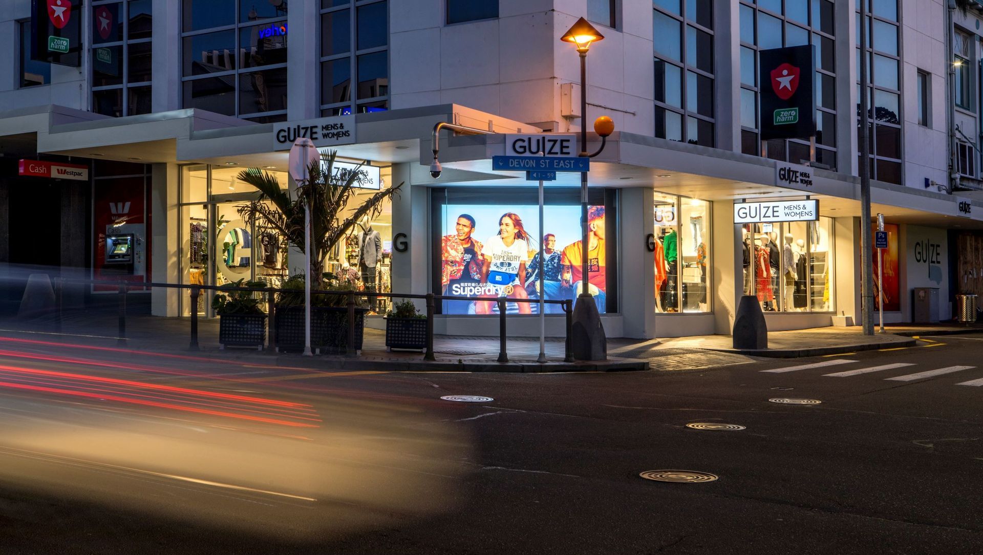 Guize Store, New Plymouth banner