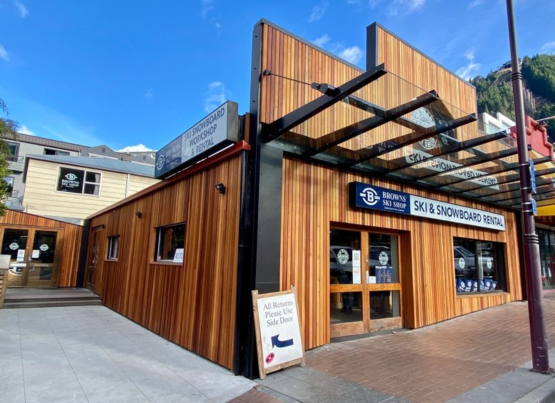 Browns Ski Shop Queenstown Renovation