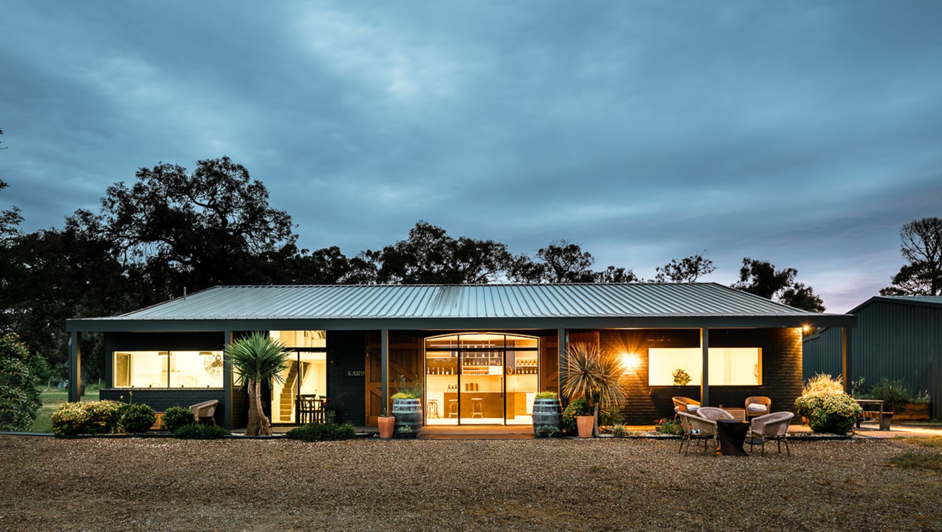 Karina Vineyard, Cellar Door banner