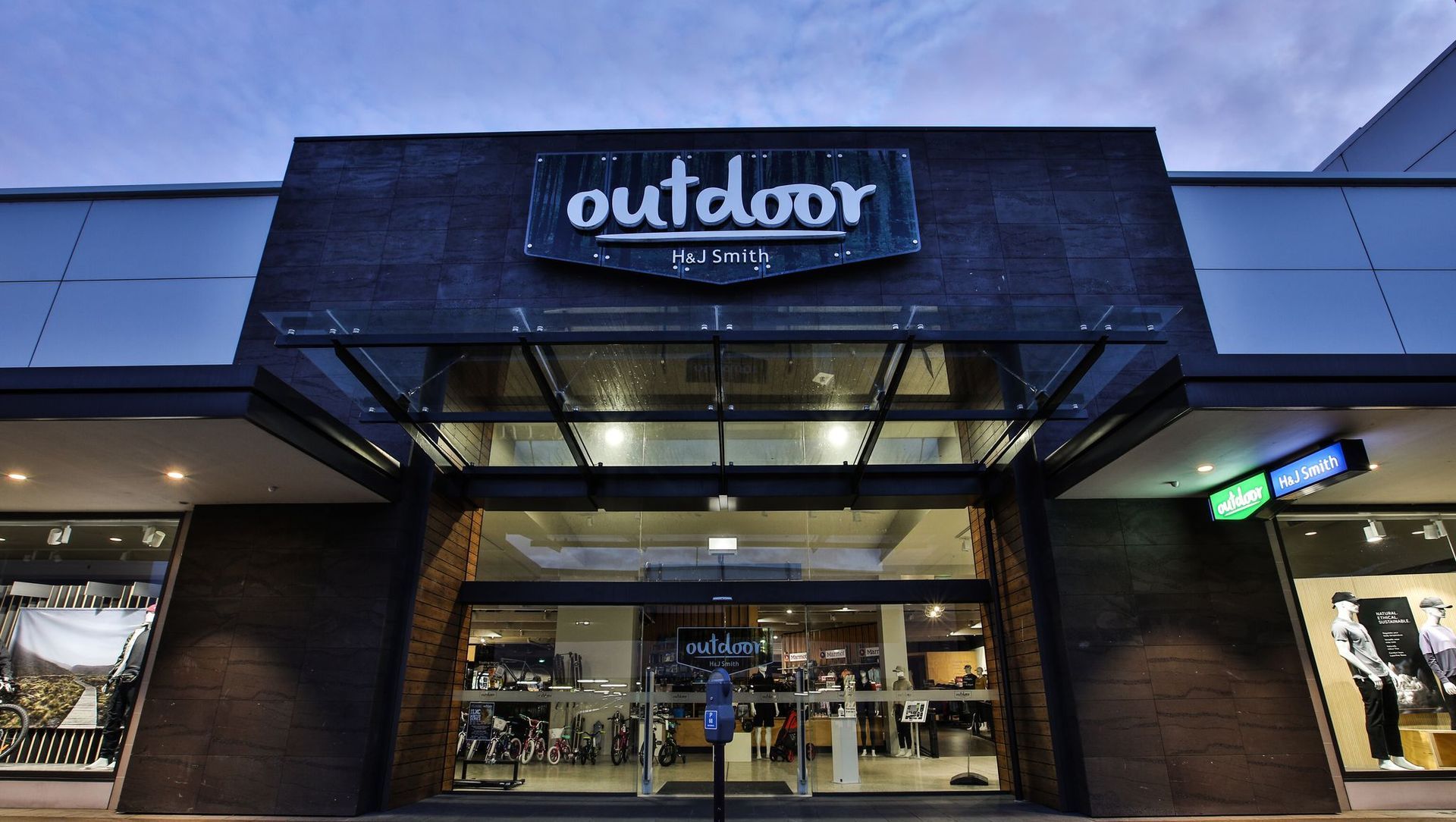 H & J Smith Outdoor banner