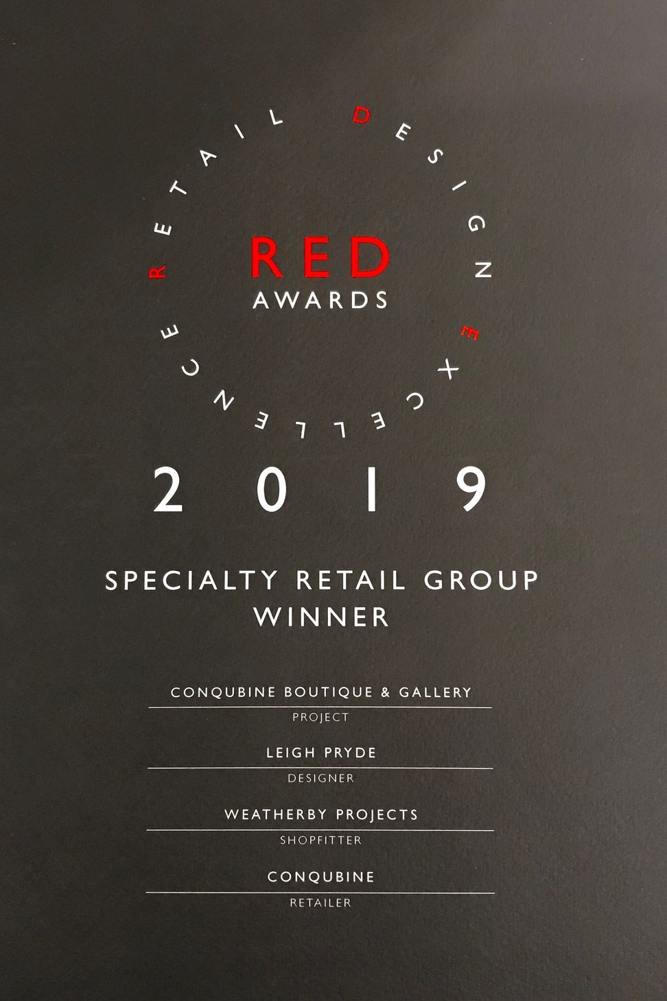 Gallery &amp; Boutique, Auckland, New Zealand -  Winner Speciality Retail  | RED Design Awards 2019