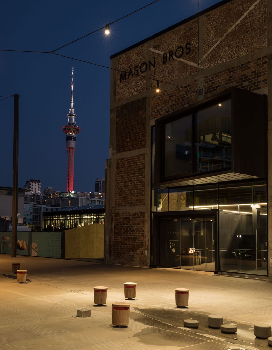 Tiramarama Way Catenary Wire Lighting