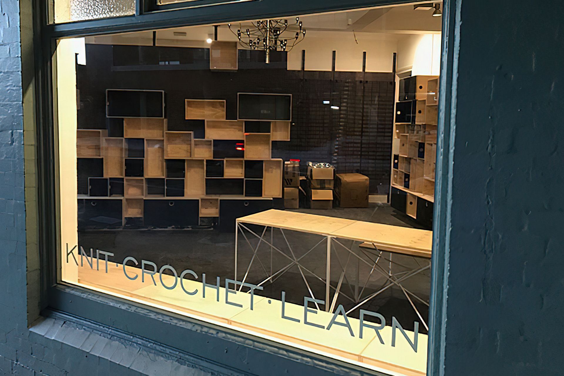 Before the stock, and the flocks of customers, moved in