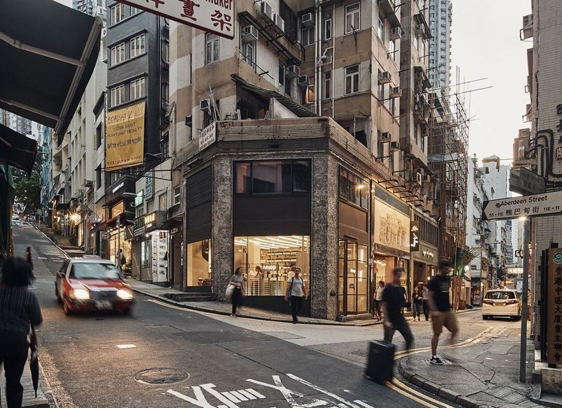 Aesop Store on Gough St, Hong Kong