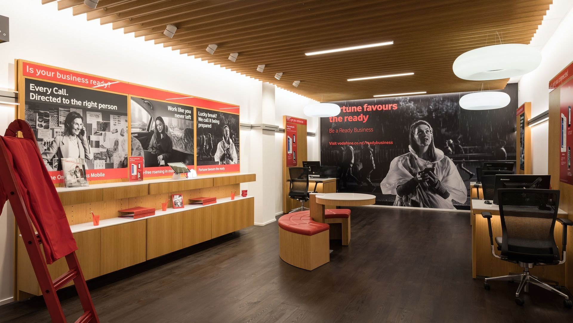 Vodafone, Wellington banner