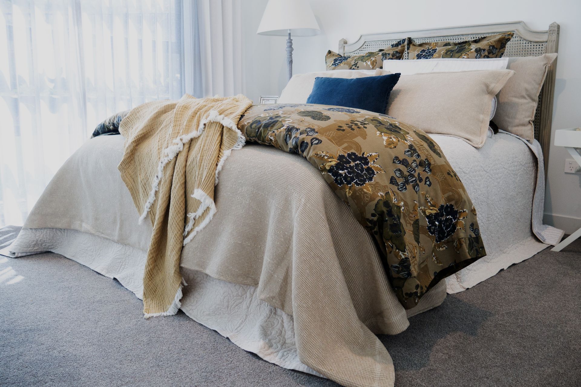 Across the 59 homes, four colour palettes were available to choose from, with all options an interpretation of neutral tones.