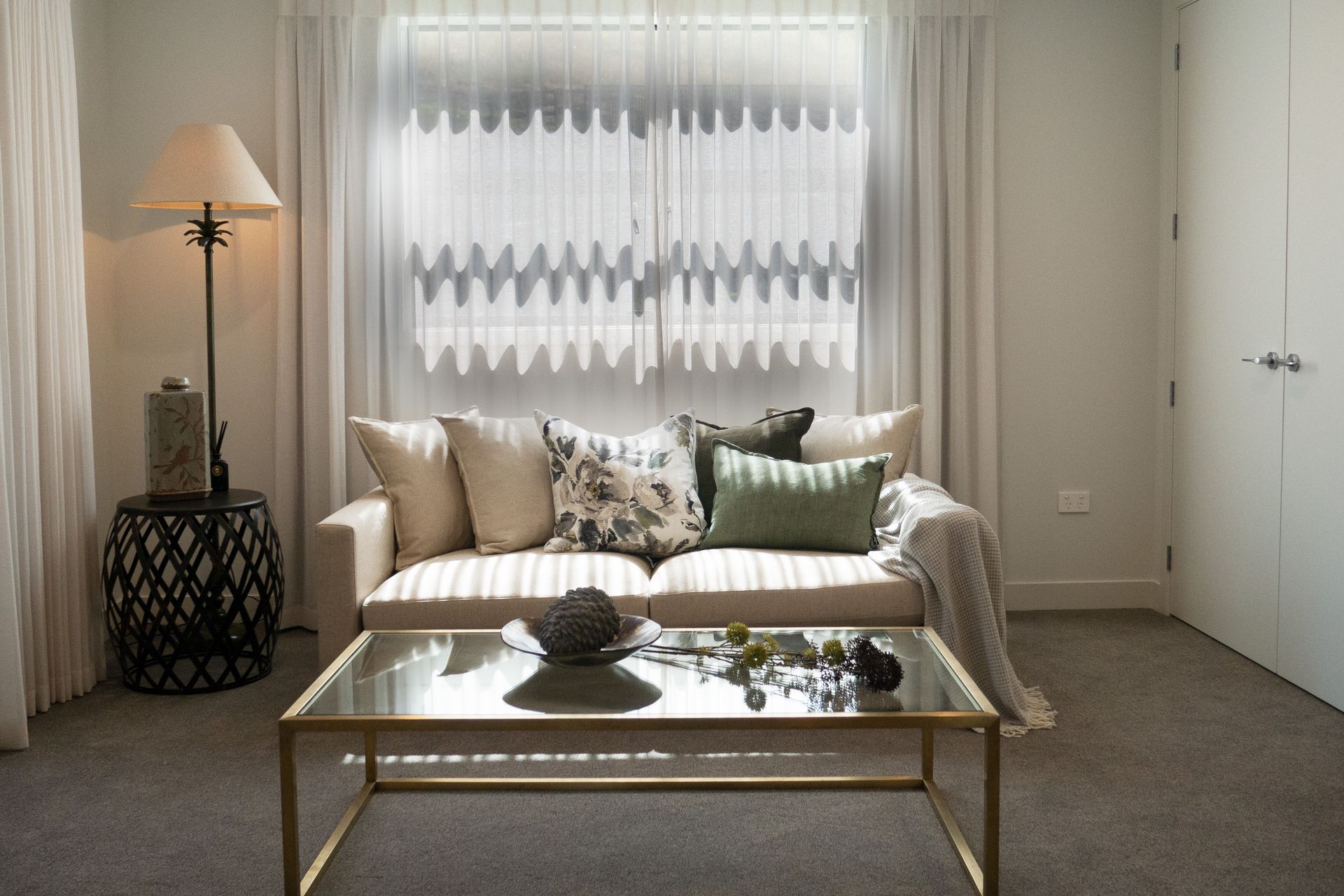 Considered window placement embraces the natural light.