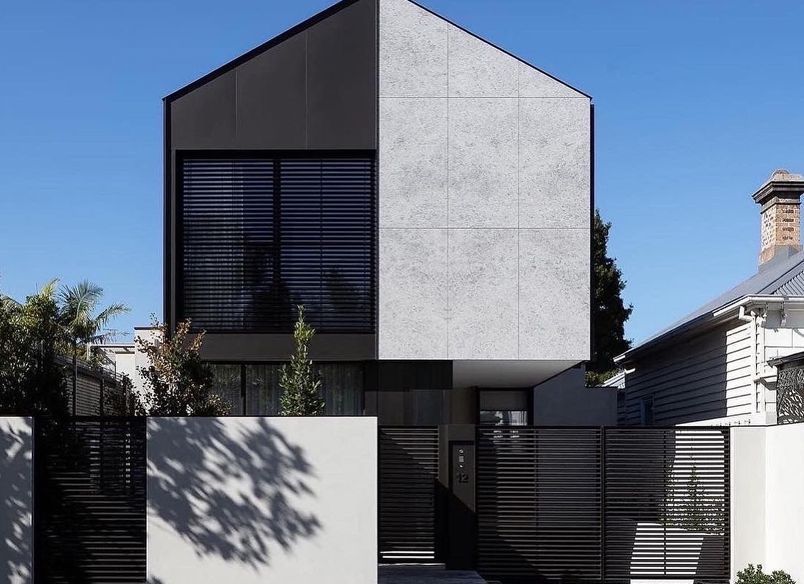 House of Bronzed Steel and Stone