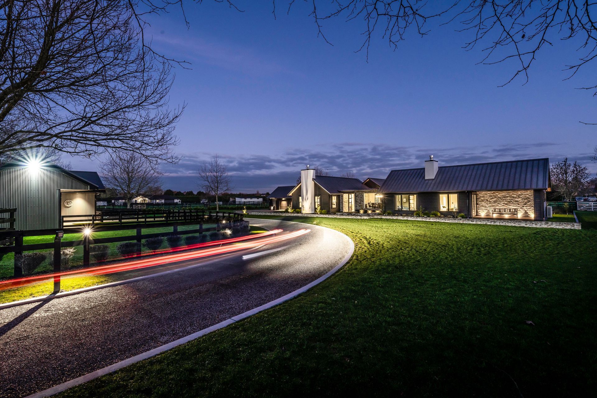 A welcoming sight at the end of a long day.