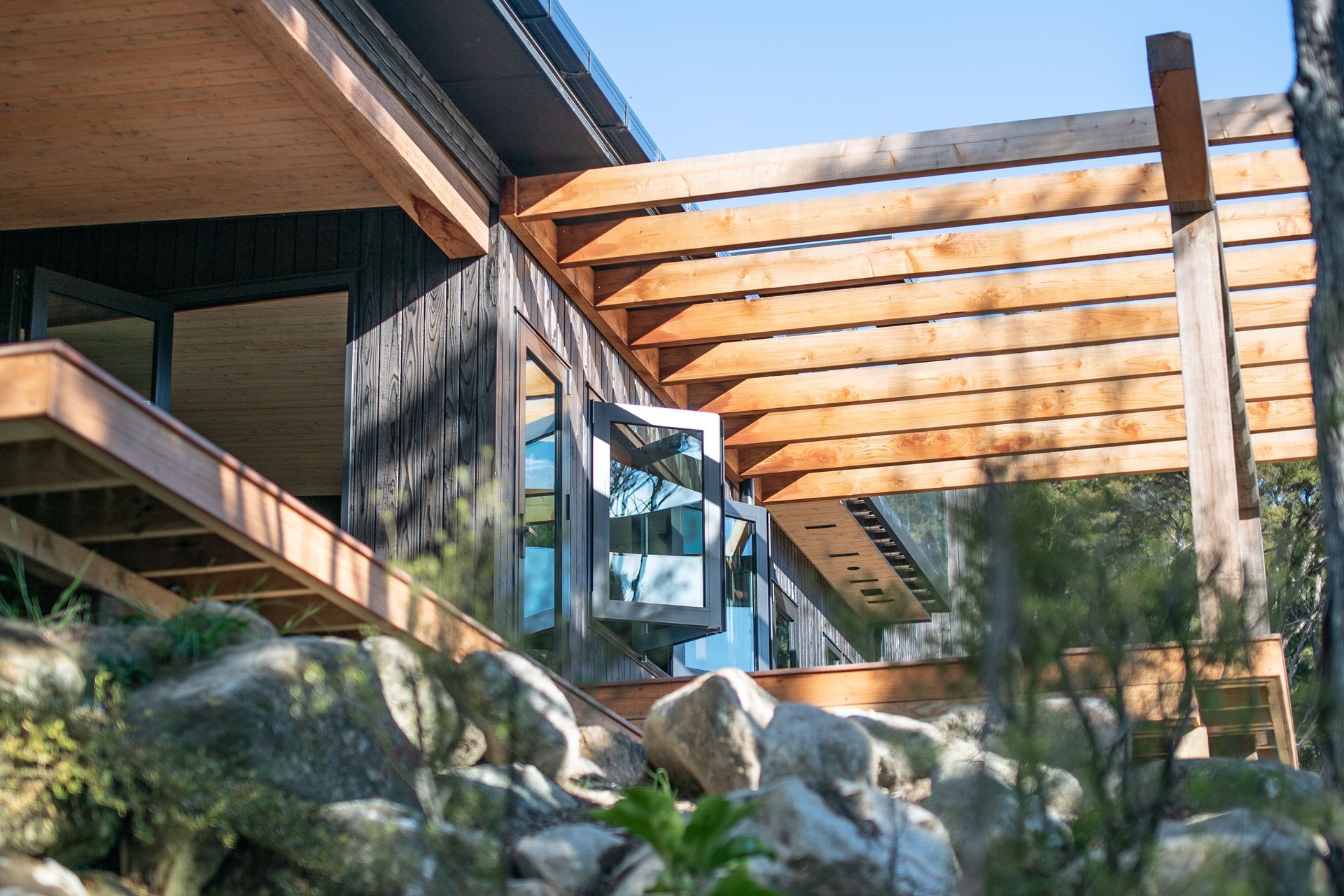 Cladding supplied by Sugi NZ and Chartek