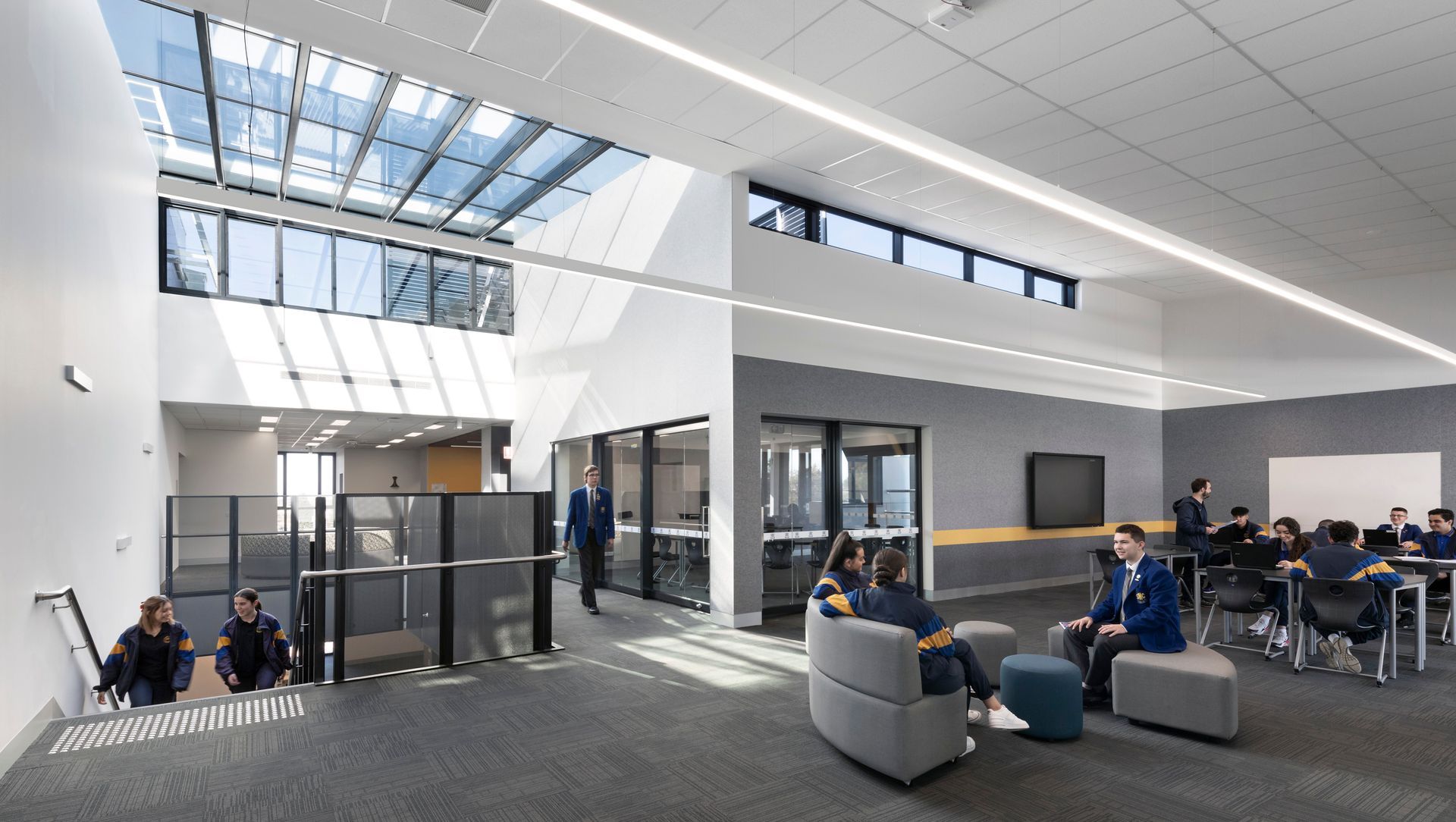 St Monica's, Teaching and Learning Building banner