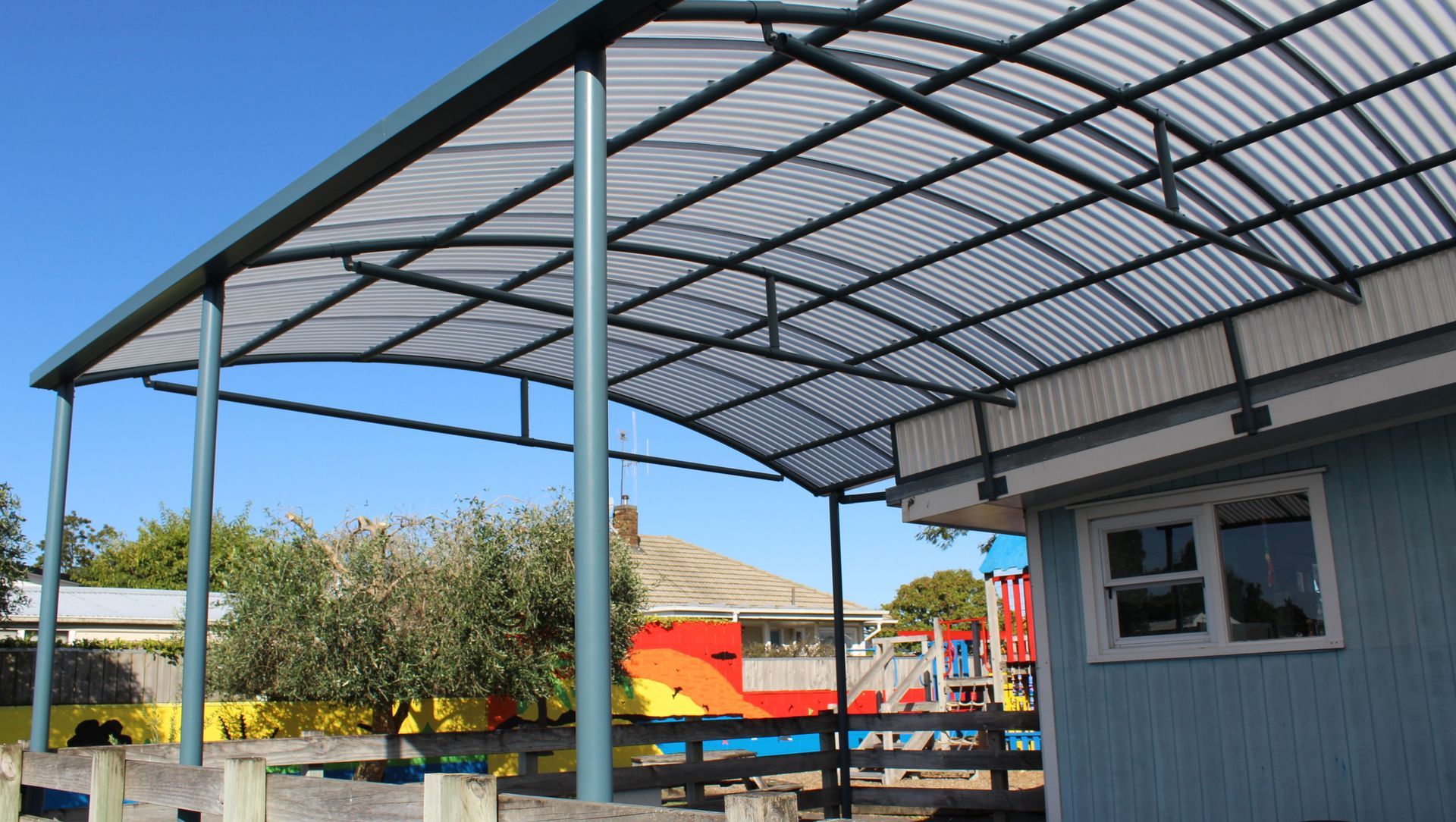 Hamilton North School Archgola Pergola Canopies banner