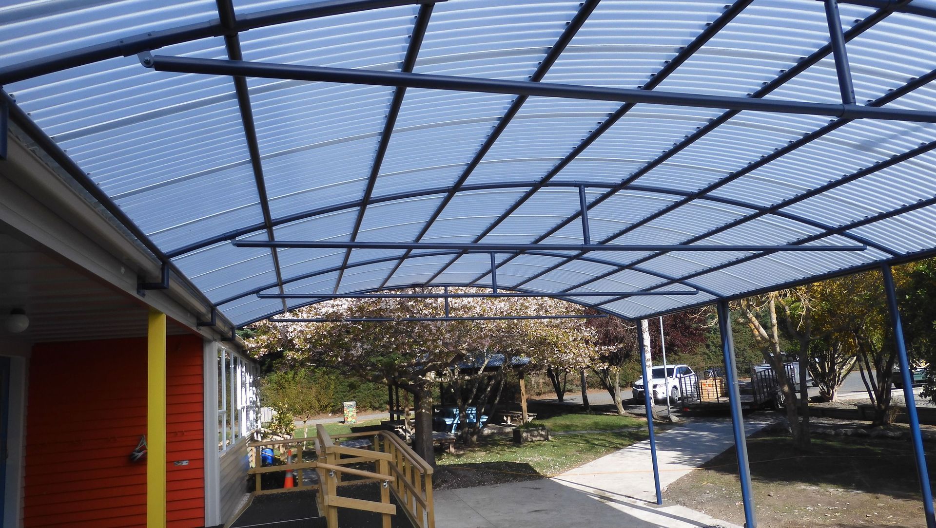 Kaikoura Suburban School Archgola Pergola Canopies banner