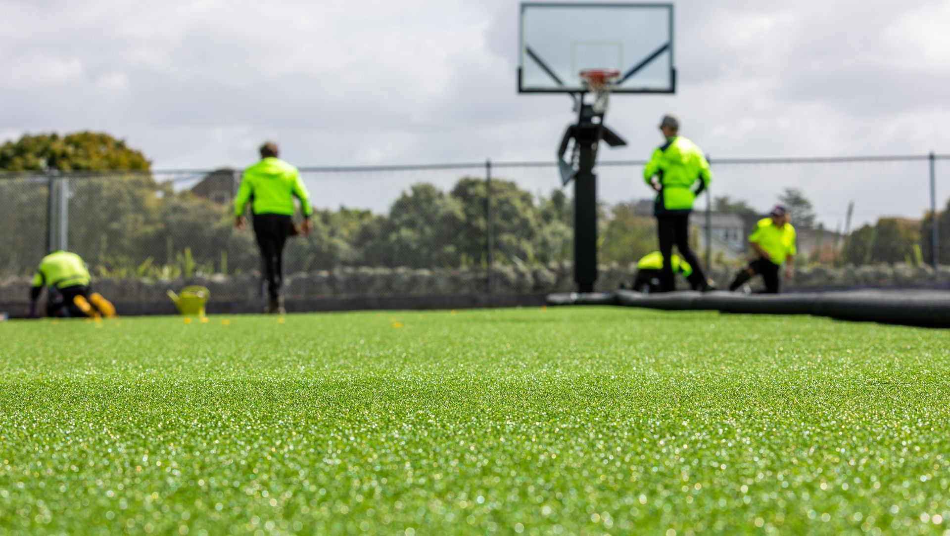 Edendale School Multisport Court banner