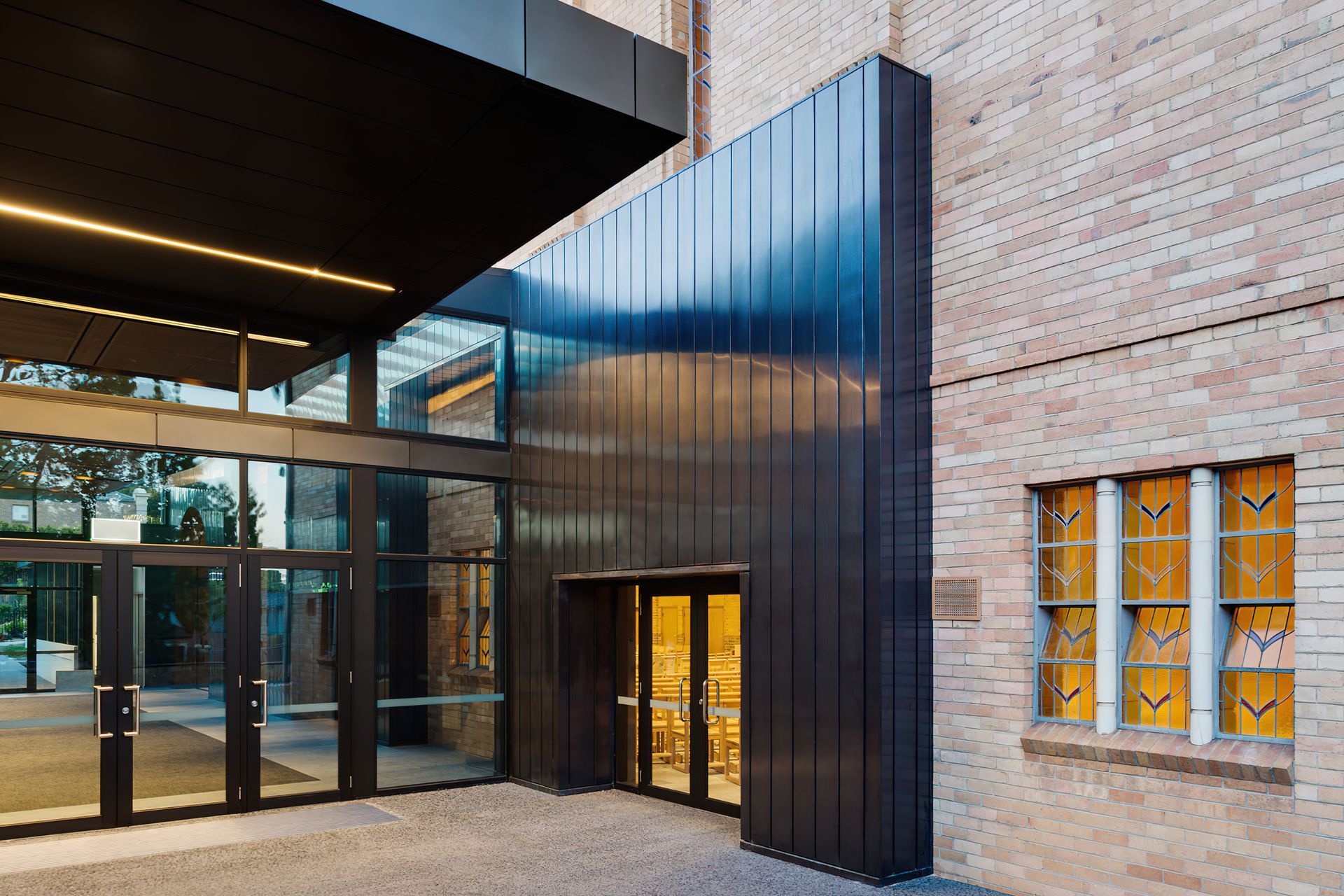 ##Our Lady of Good Counsel - Interlocking Express Panels - Oxide Copper