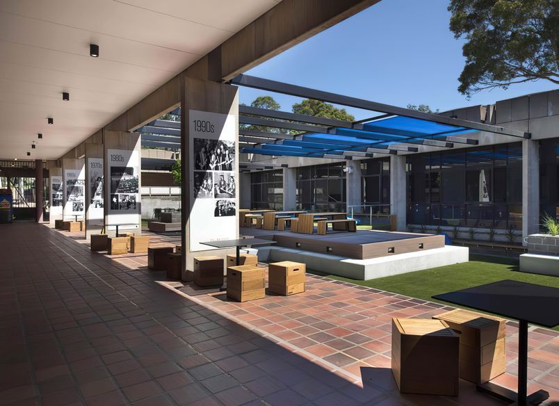 UoN Hunter Precinct Courtyard