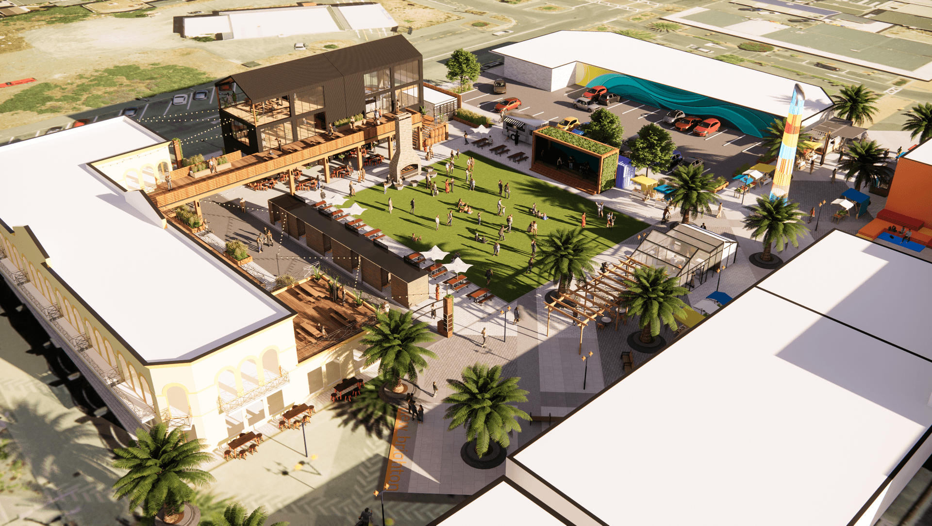 New Brighton Mall Redevelopment Project banner