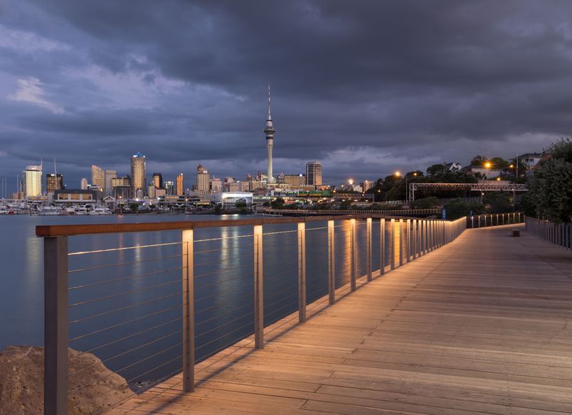Westhaven Promenade wire balustrade infill