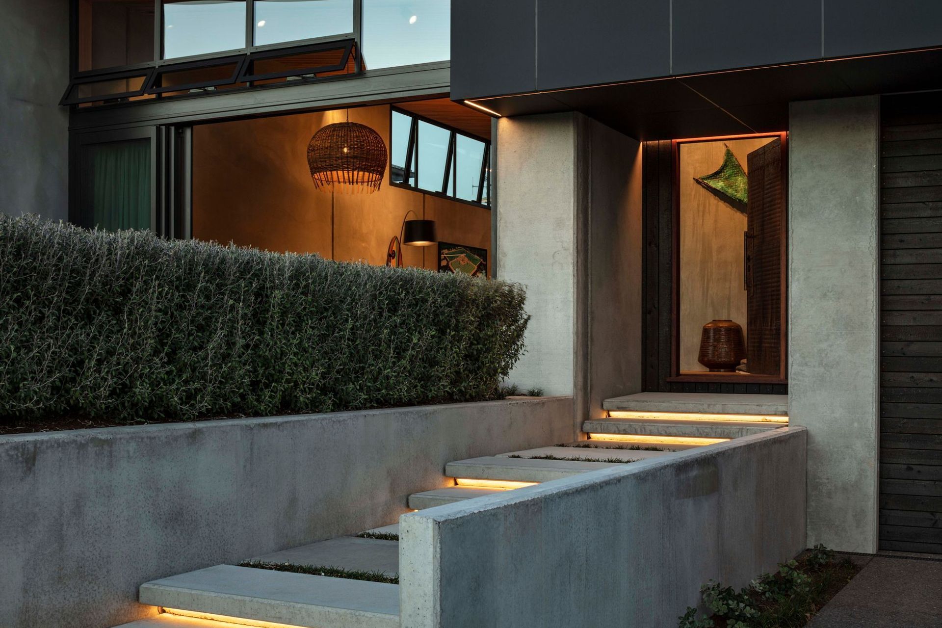 Entrance of the Concrete Bungalow