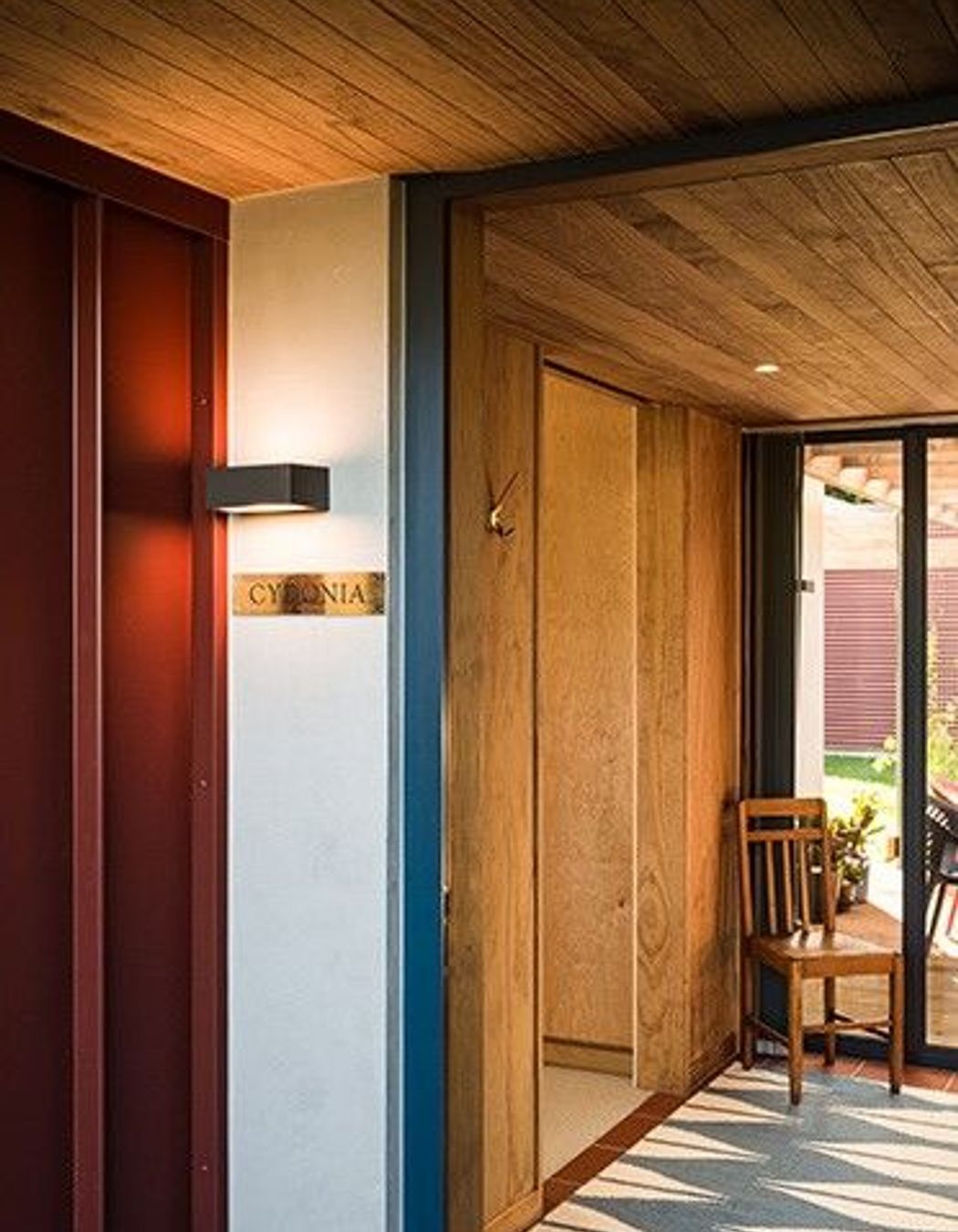 Living areas are focused away from the street, towards the north, maximising natural light and solar gain.