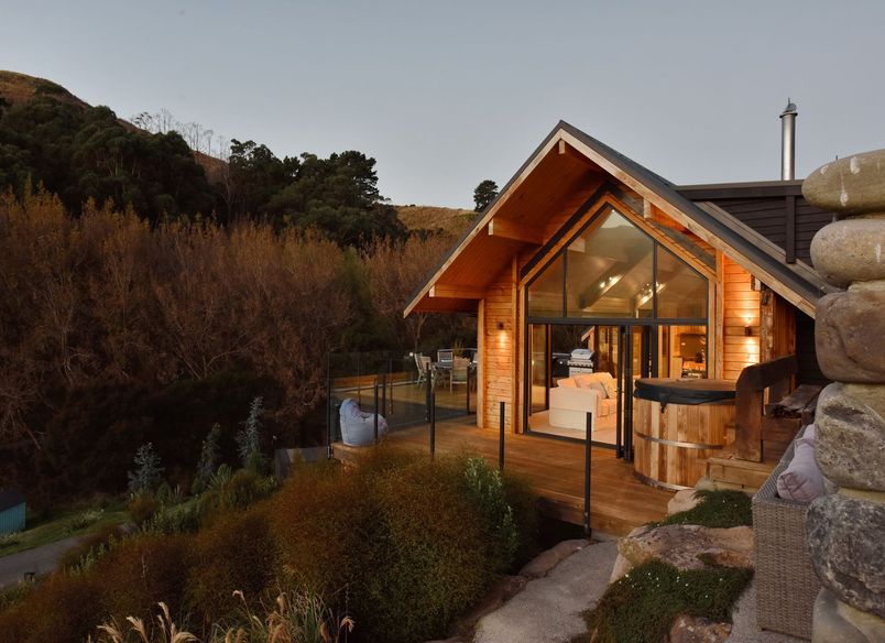 Split Level Timber Home on a Hill. Build & Design in Tai Tapu.