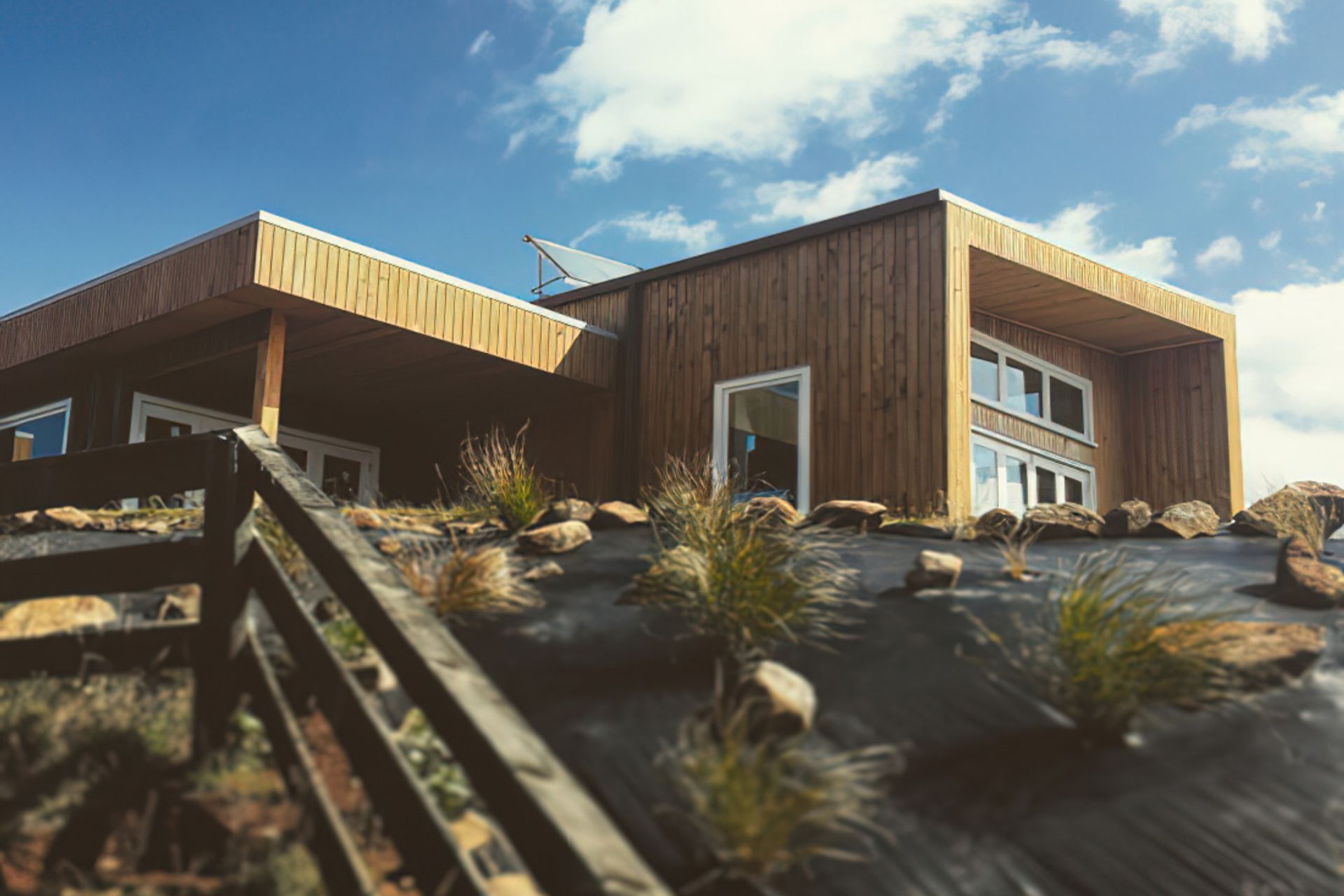 Airtightness Membrane Helps Protect Skillion Roof