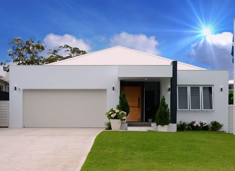 Single storey home with pool