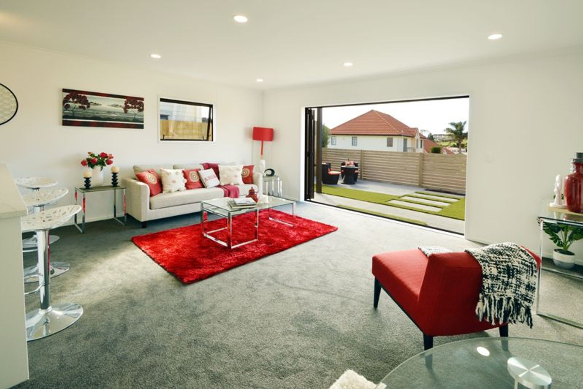 Living Area - Large open plan, living area with a modern feel and seamless flow