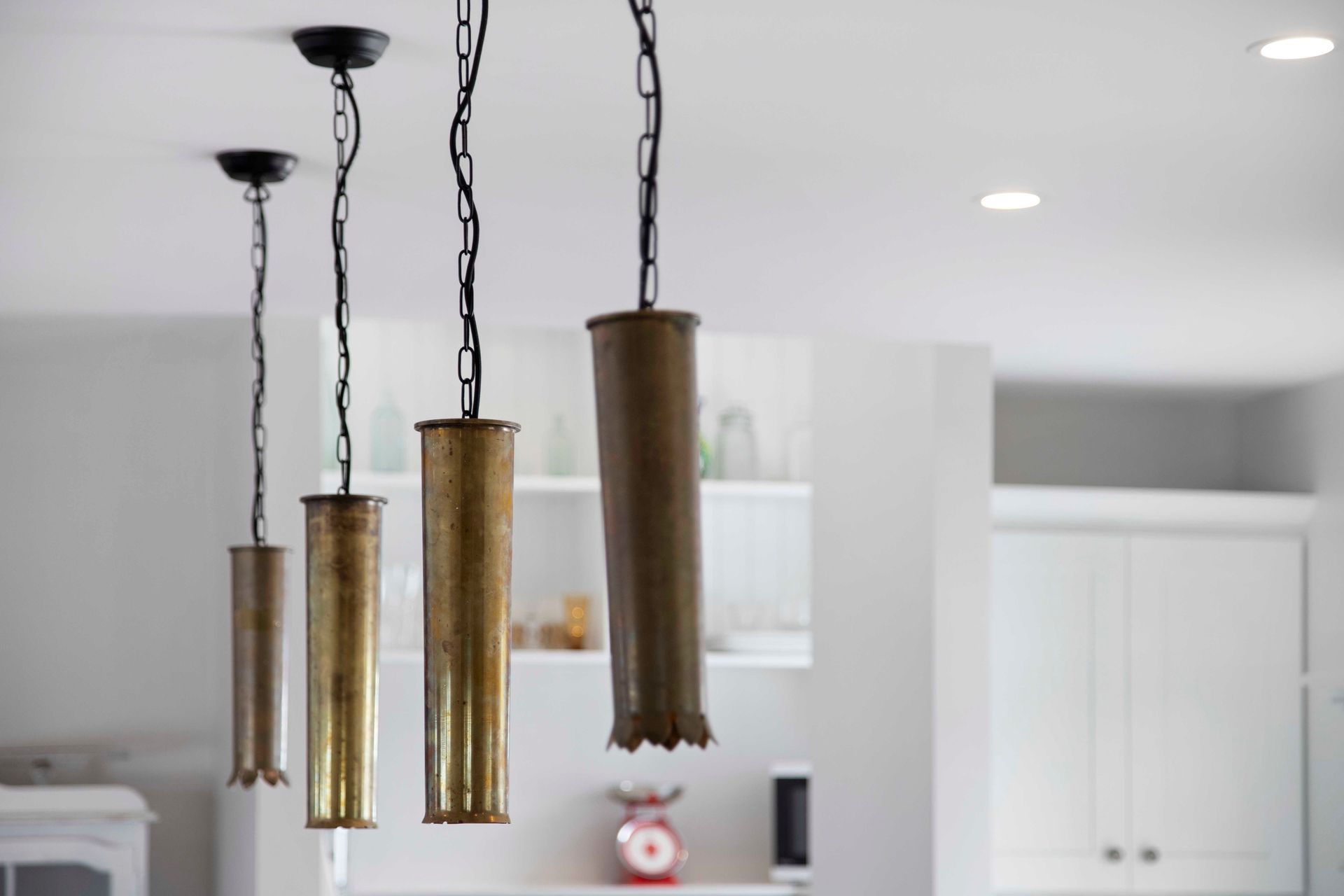 Custom Created WW2 Shell Brass Pendants from Devonport