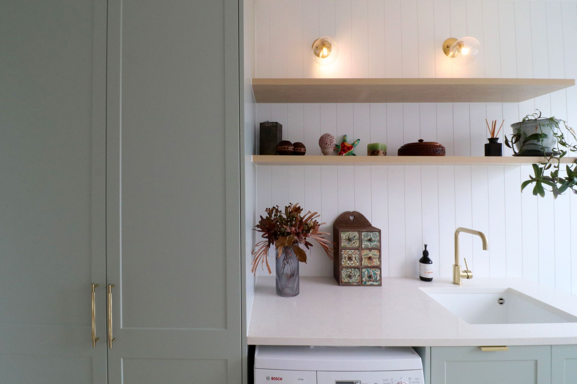 Blues, Greens and collected treasures