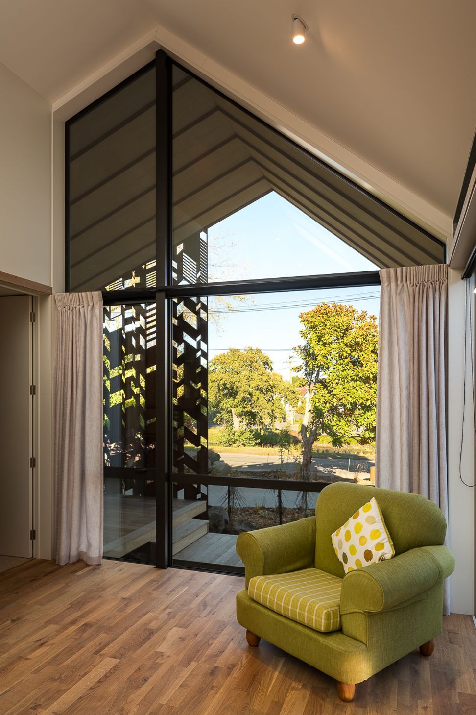 The view out to the river.