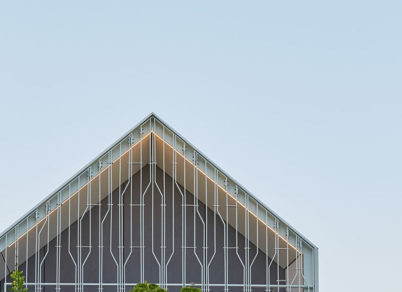 Red Zephyr Blue House