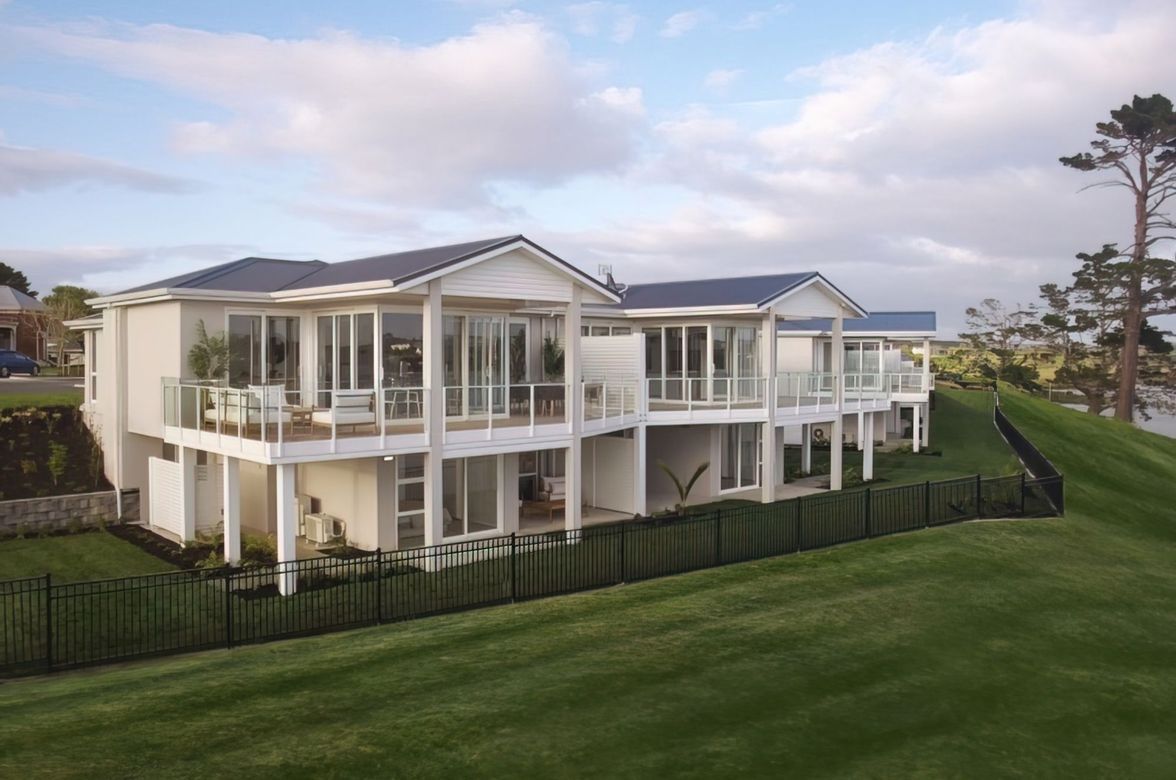 Multi level waterfront duplex